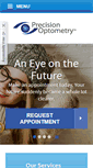 Mobile Screenshot of precisionoptometry.com
